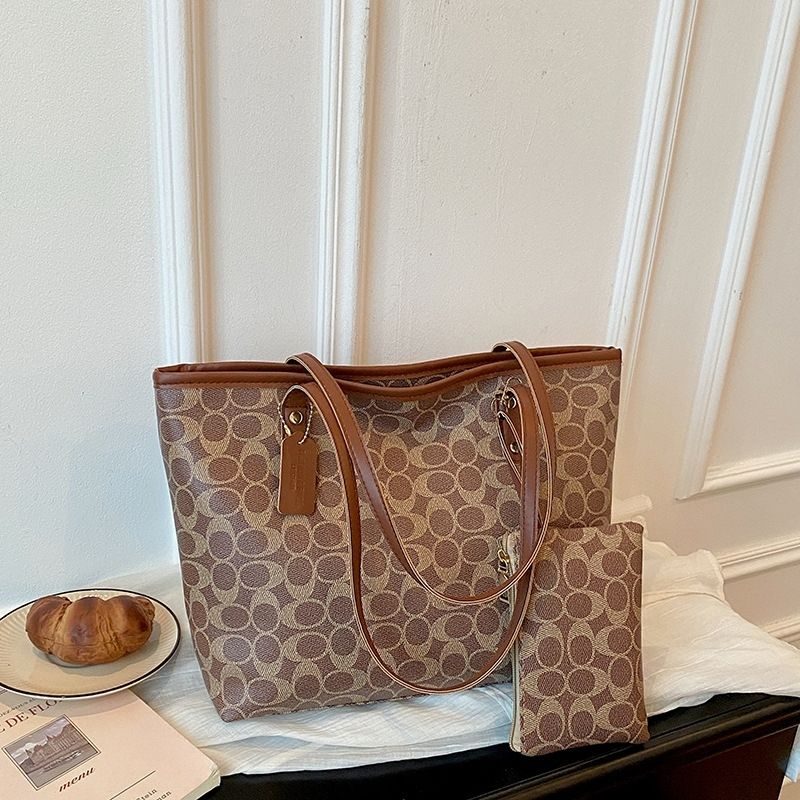 Sac cabas monogramme avec pochette