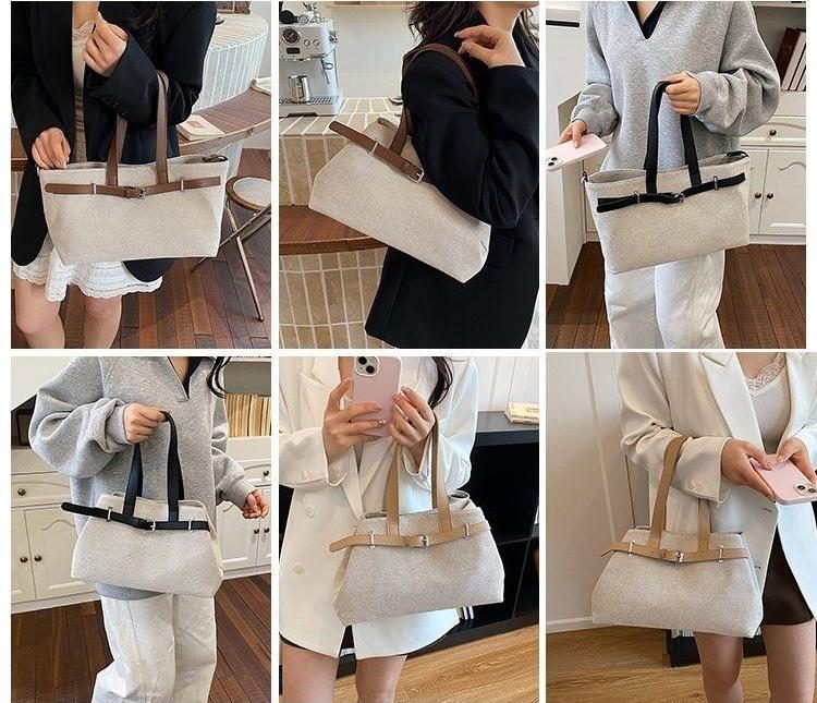 Sac épaule toile à boucle