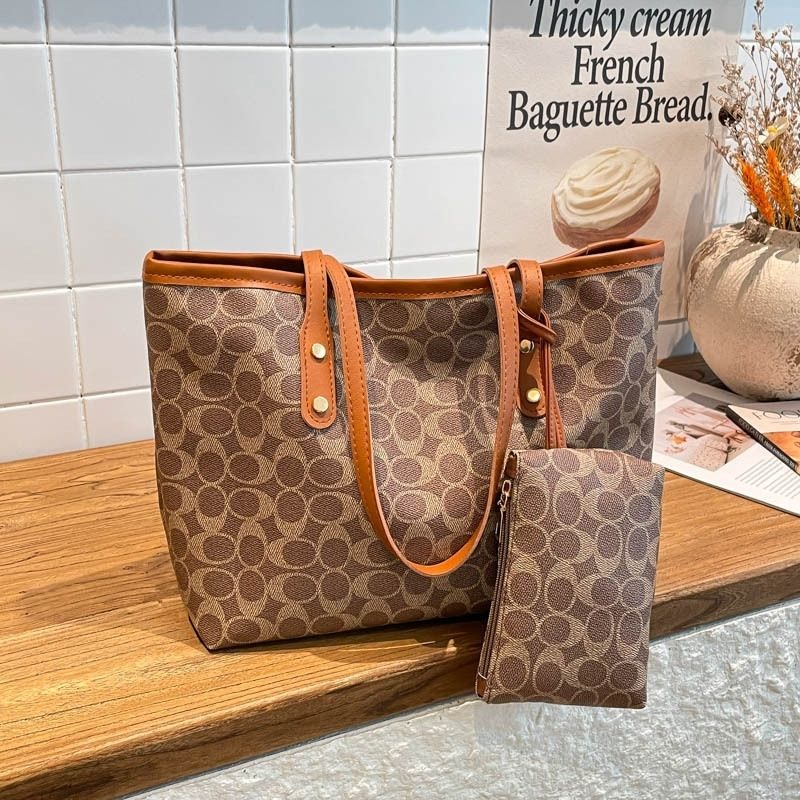 Sac Cabas Monogramme Chic avec Pochette