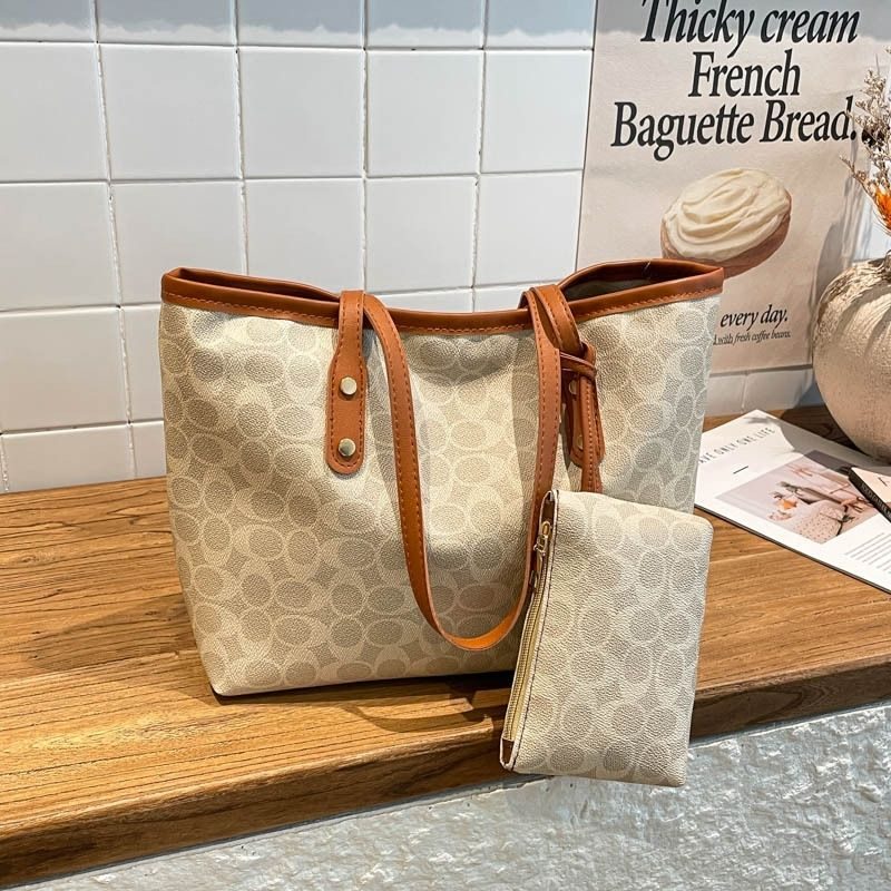 Sac Cabas Monogramme Chic avec Pochette