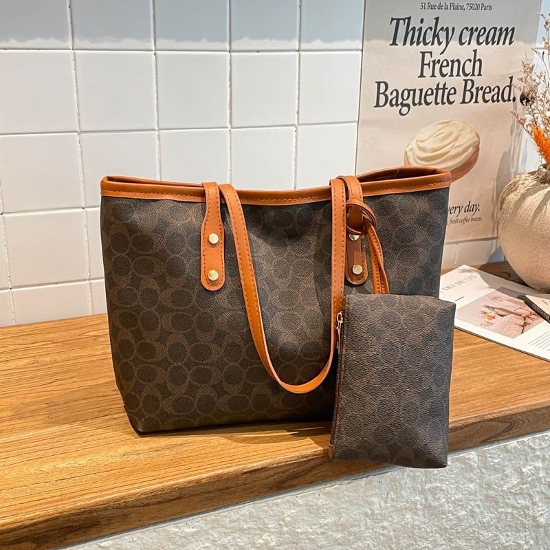 Sac Cabas Monogramme Chic avec Pochette