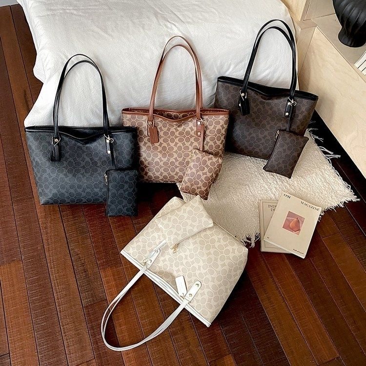 Sac cabas monogramme avec pochette
