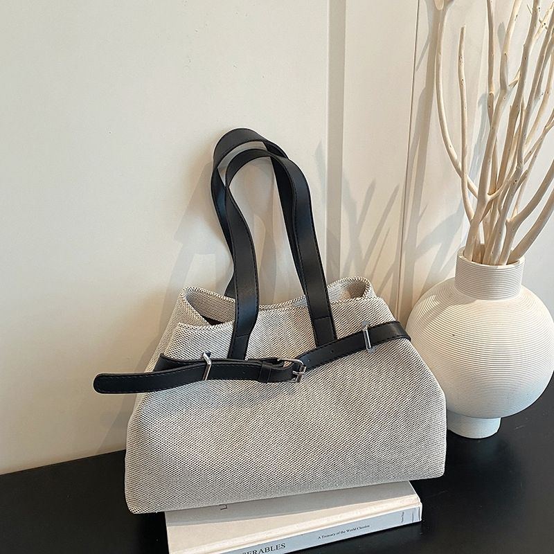 Sac épaule toile à boucle